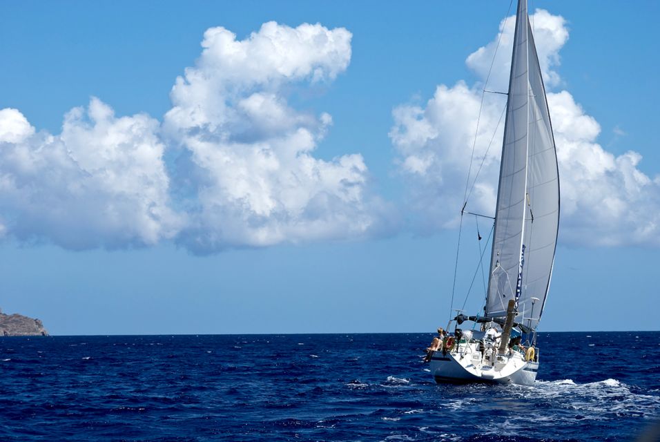 Agia Galini: South Crete Sailing Trip with Optional Lunch - Lunch on Board: Organic Ingredients, Wine, and When the Meal Actually Hits