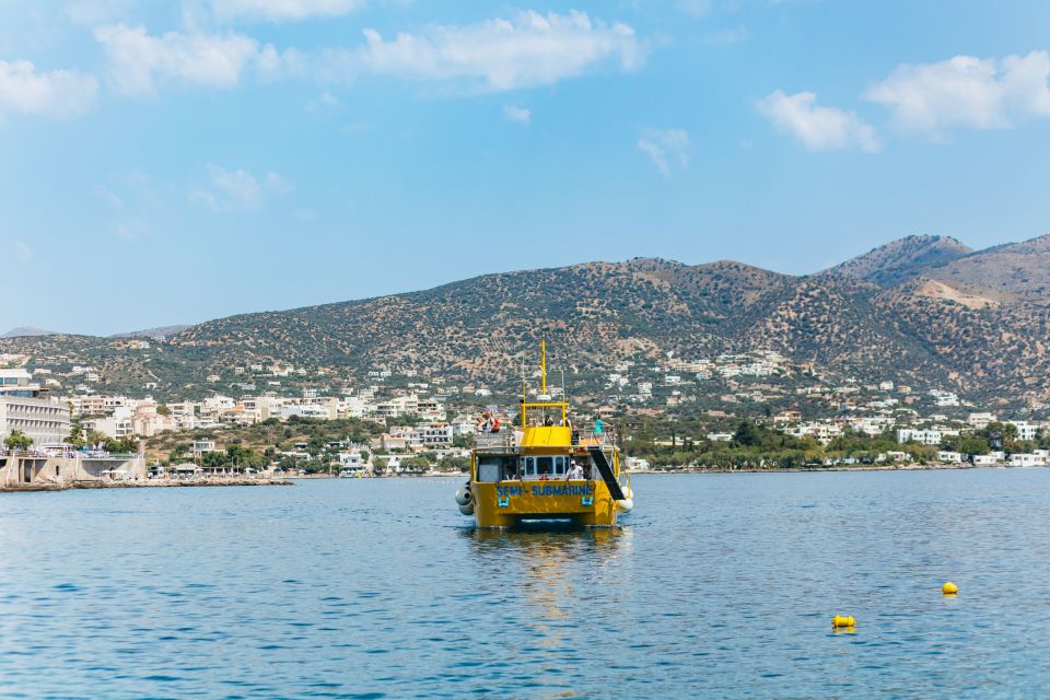 Agios Nikolaos: Semi-Submarine Cruise - Inside the Underwater-Viewing Part: Fish Feeding, Sea Bed Views, and Marine Life