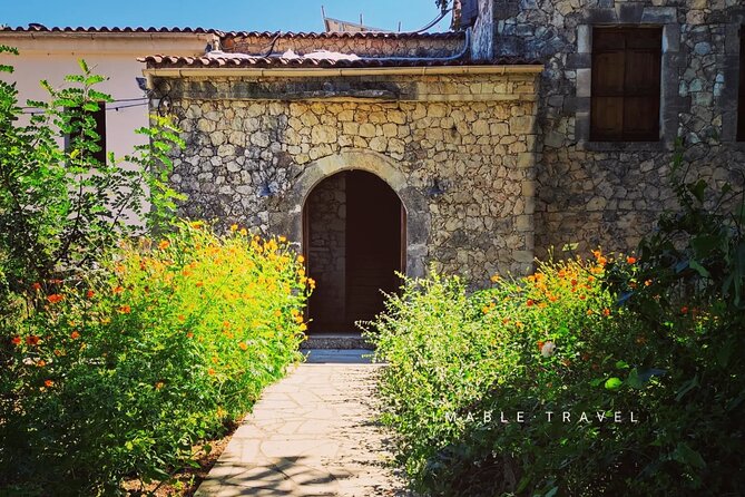 All Inclusive Full-day Private Tour of Crete Villages from Chania - Agios Georgios monastery at Karydi: Venetian-style arches in ruins