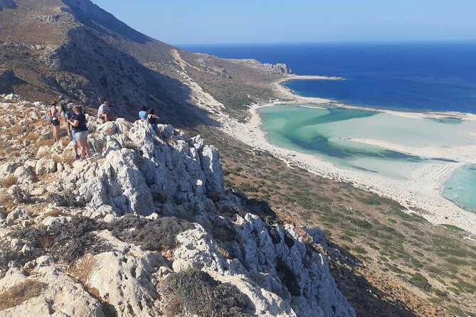 Balos & Falassarna Beach - Jeep Tour with Loungers and Lunch - Balos Lagoon viewpoint: stunning views without the big descent