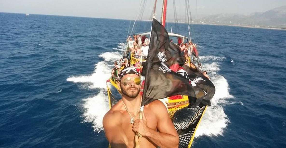 Black Rose Pirate Boat: 5-Hour Trip from Heraklion - St. Georges Bay Swim and Snorkel: About Two Hours to Enjoy the Water