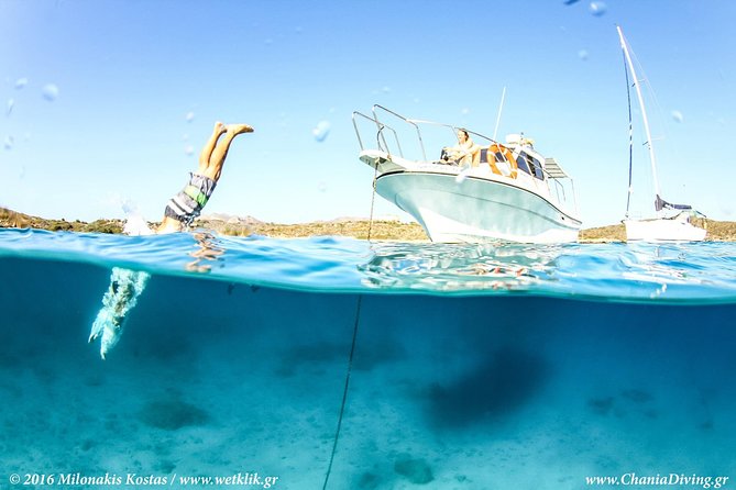 Boat Trip in Crete with Guided Snorkeling and Free Pick up! - Akrotiri Peninsula to Blue Cave: the quiet Crete route