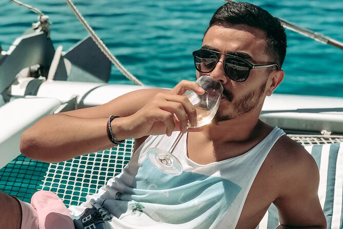 Chania: Afternoon Catamaran trip - Dinner, Drinks & Sunset - Kolymvari to Agioi Theodoroi: why this afternoon sail is a smart choice