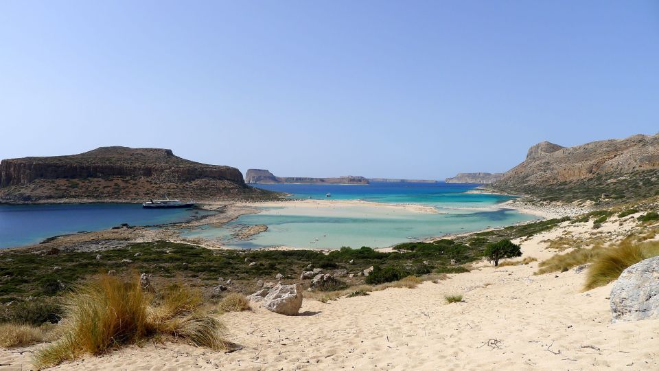 Chania/Almyrida: Balos Gramvousa Day Trip with Boat Ticket - Getting There from Chania: Pickup, Coach Ride, and Kissamos Port Timing