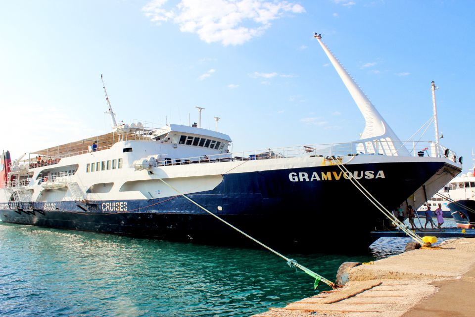 Chania Areas/Kalyves:Gramvousa Island & Balos,Boat Tkt Extra - Key takeaways before you go