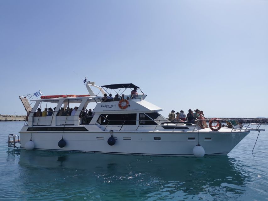 Chania: Menies Beach & Chironisia Bay Cruise with Snorkeling - Chironisia Bay: boat-only access and snorkel caves