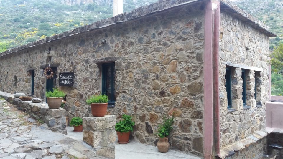 Chania: Milia Mountain Tour w/Lunch Olive Oil/Wine Tastings - Anoskeli’s Olive Mill & Winery: tasting olive oil and 5 wines