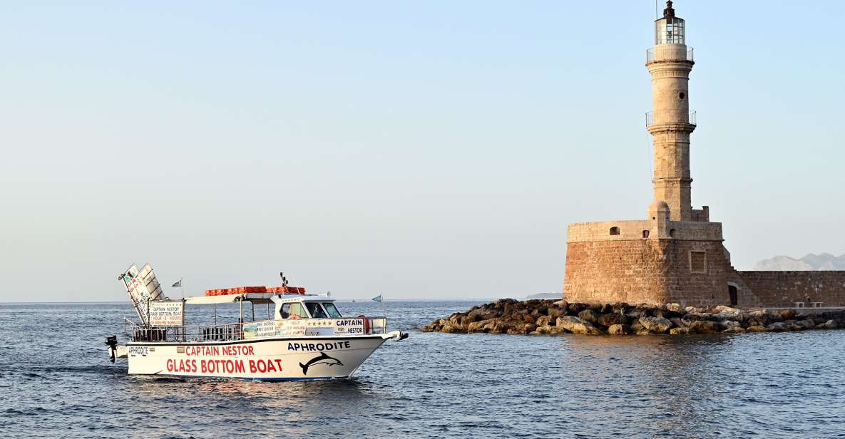 Chania Town: Glass-Bottom Boat Cruise to Thodorou & Lazareta - The Crew Dynamic: Captain Nestor and George’s Host Style