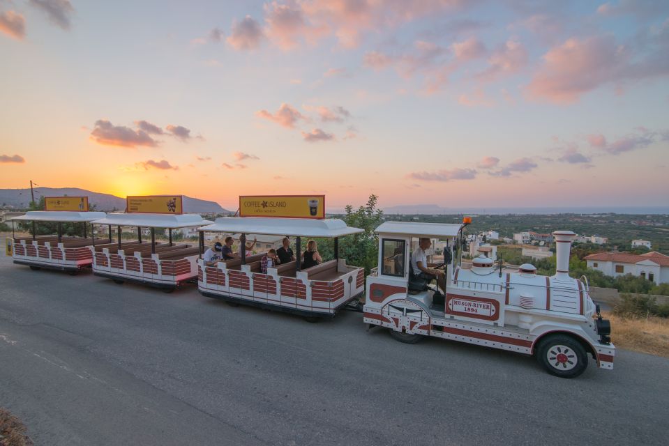 Chersonissos: Mini-Train City Highlights Tour - The Main Ride: Old Town to Port, With Music and Audio