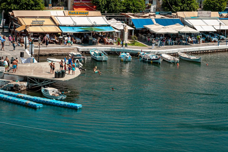 Crete: Agios Nikolaos, Plaka and Spinalonga Island Tour - The short boat ride to Spinalonga: quick crossing, bigger mood