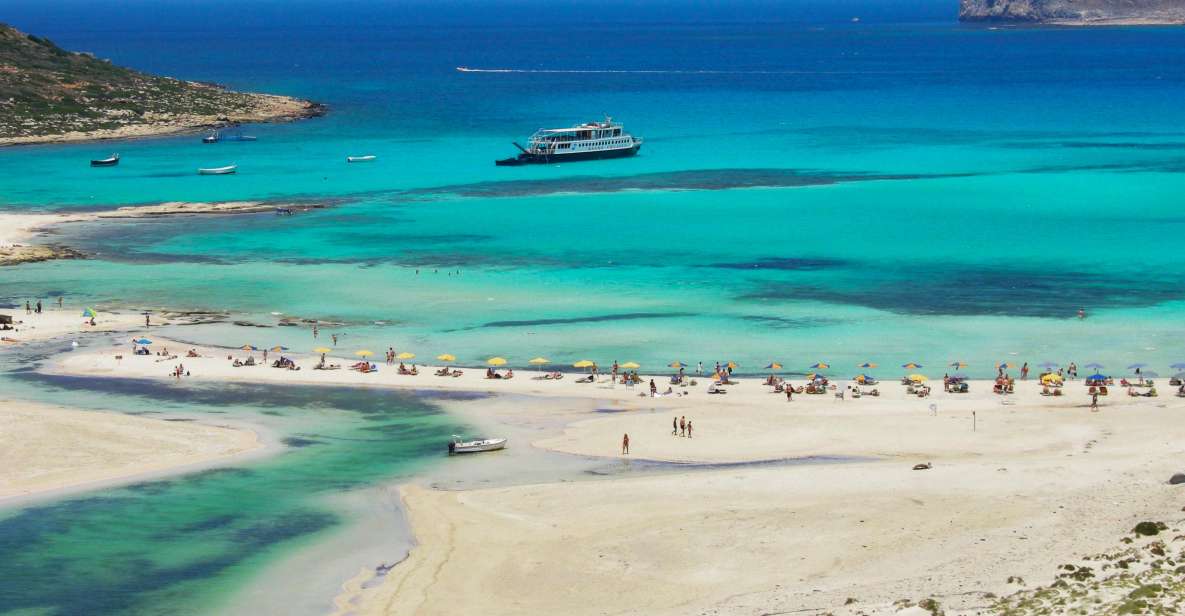 Crete: Balos and Gramvousa Cruise - From Kissamos onto the water: the cave and the sea-life potential