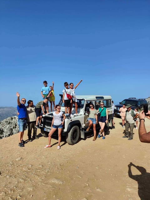 Crete: Lasithi Plateau Zeus Cave Guided Jeep Safari Tour - Krasi and the climb toward the Lasithi Plateau