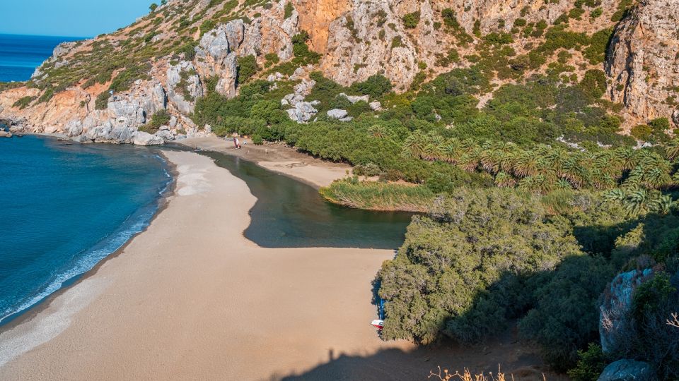 Crete: Preveli Tropical Beach and Palm Forest - Following the Grand River and the gorge cliffs