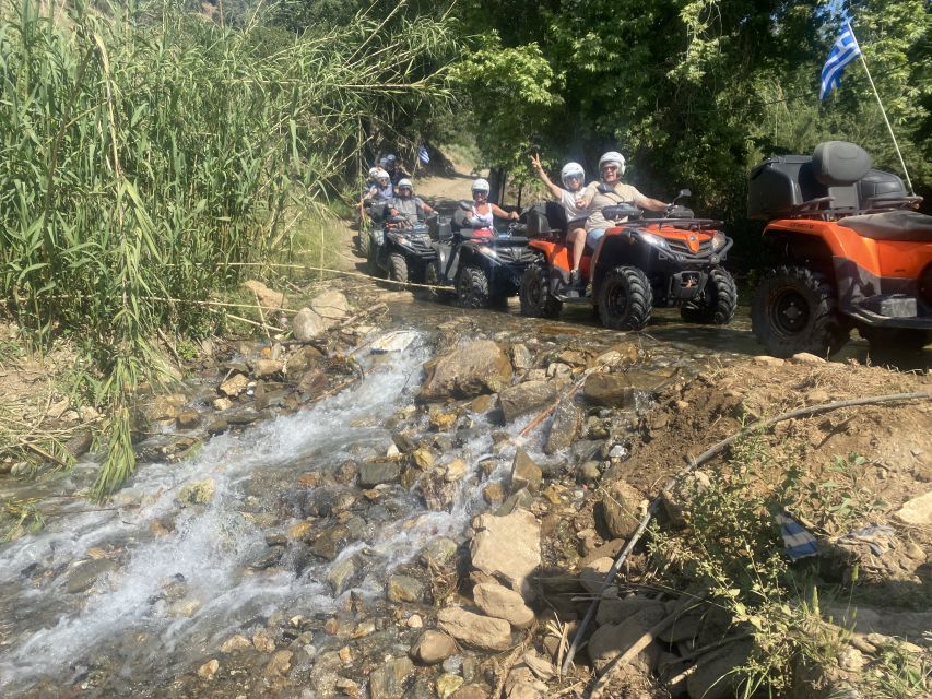 Crete: Quad Safari, Olive Mill with Tasting & Ghost Village - Agia Pelagia riding: cliff paths, sea views, and real off-road time