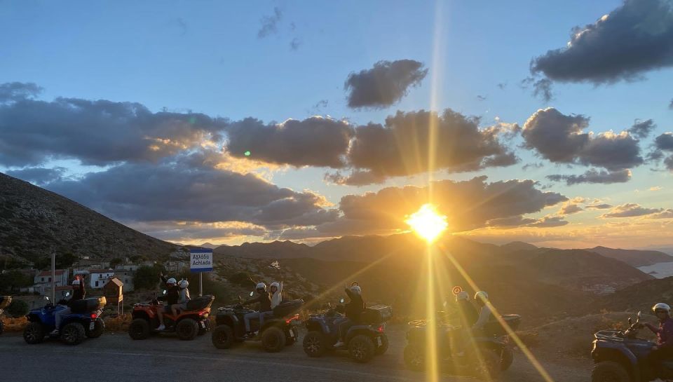 Crete: Sunset or Morning Quad with Local Products Tasting - Agia Pelagia Start: The Lesson That Makes the Ride Feel Safe