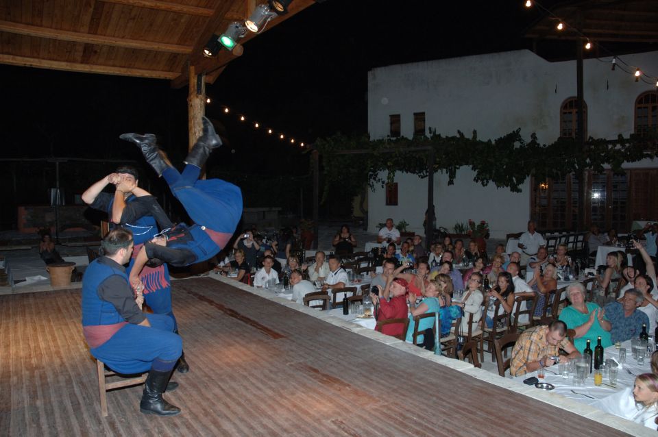 Crete: Traditional Dance Show and Buffet Dinner with Wine - The dinner part: Mediterranean buffet plus unlimited wine