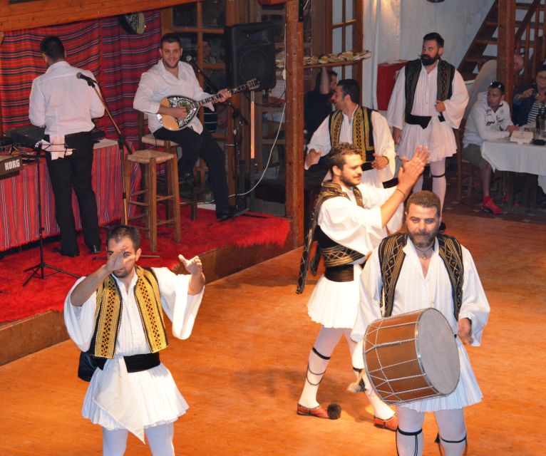 Crete: Traditional Dance Show and Buffet Dinner with Wine - The show: Cretan dancing with costumes, music, and interaction