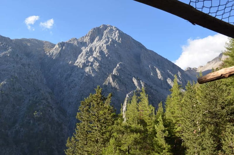 From Chania/Kalyves: Full-Day Samaria Gorge Hiking Day Trip - Omalos plateau breakfast stop: a calm moment before the descent