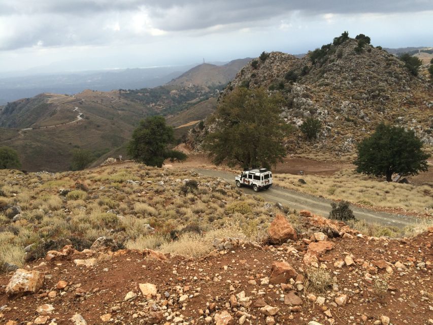 From Chania: White Mountains Land Rover Safari - Therisso village and the gorge ride back to Chania