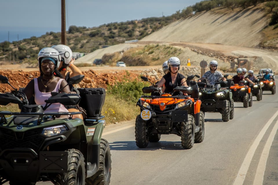 From Heraklion: Quad Safari Wild Crete Day Tour - The Hersonissos coastline ride: where the day turns fun