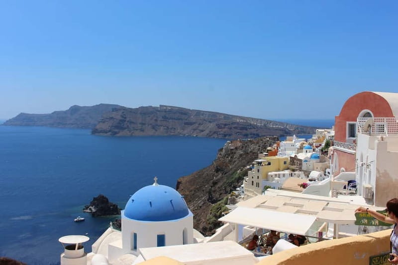 From Heraklion: Santorini Full-Day Tour by Boat - Fira on the crater edge: white houses, tight streets, and big views