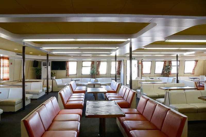 From Kissamos Port: Boat Cruise to Balos Lagoon & Gramvousa - The Boat Ride Experience: Big-Ferry Comfort, Toilets, and Seating