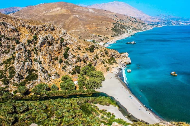 From Rethymno/Chania: Day Trip to Preveli Palm Beach - Plakias and lunch expectations: where your time may (or may not) stretch