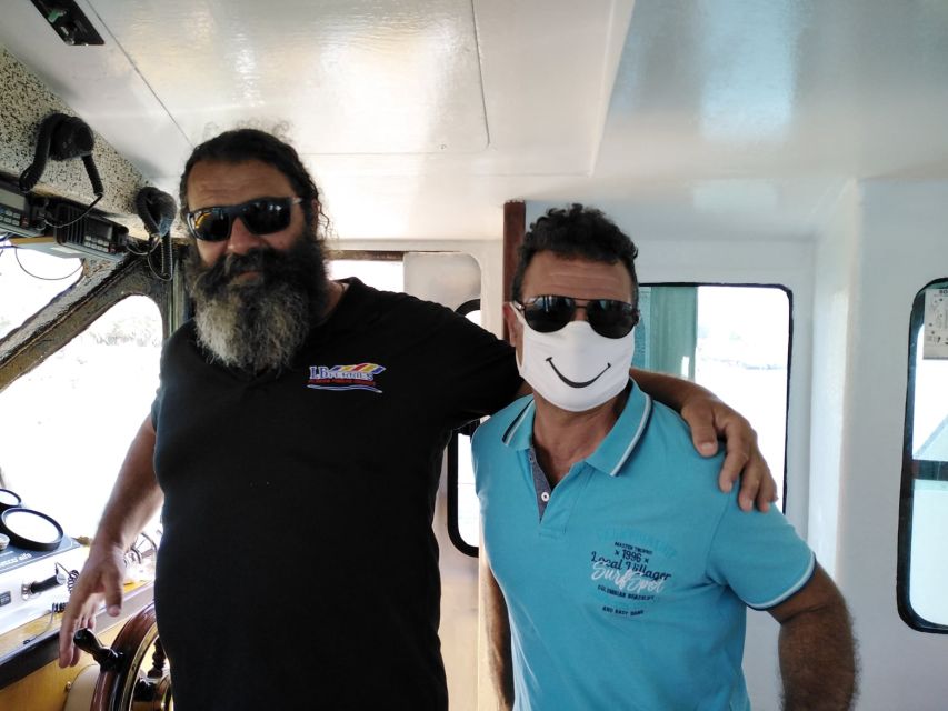 From Rethymno: Kourtaliotiko, Preveli Palm Beach, & Damnoni - The boat to Preveli Palm Beach: small time, big payoff