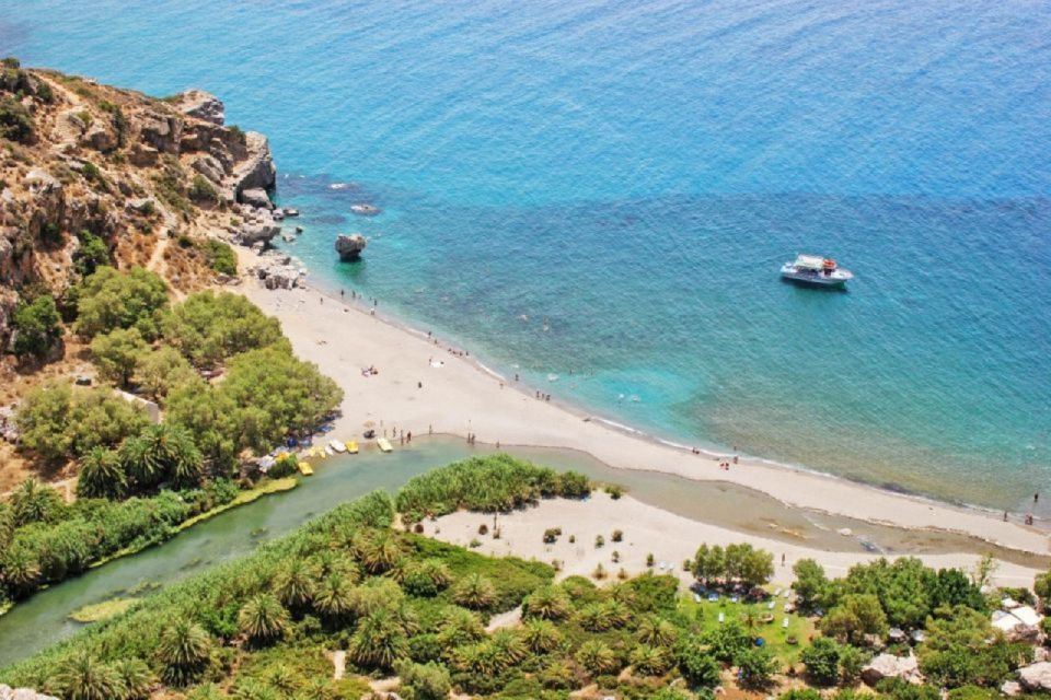 From Rethymno: Preveli Palm Beach and Kourtaliotiko Day Trip - Crowds, stone beaches, and the one-day pacing trade-off
