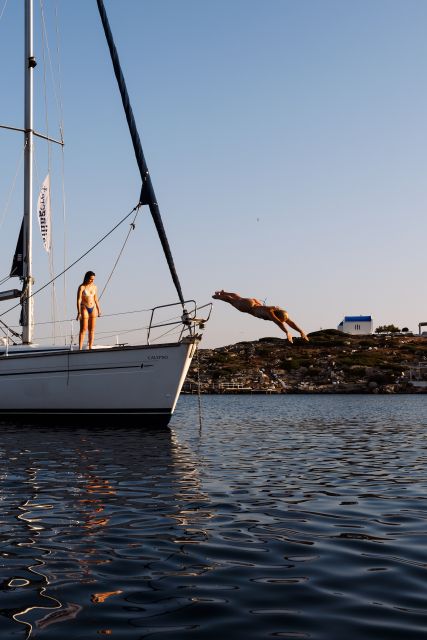 Heraklion: Dia Island Sailing Cruise with Snorkeling - Getting there smoothly: Cafe Marina meeting point and nearby drop-offs