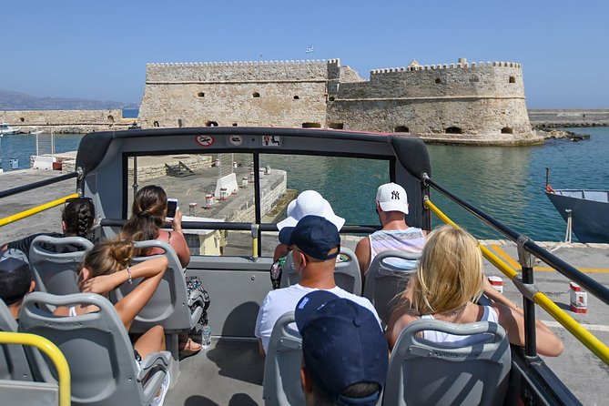 Heraklion Hop-On Hop-Off Bus Tour - Stop-by-Stop: Blue Line Resorts, Technopolis, and Talos Plaza