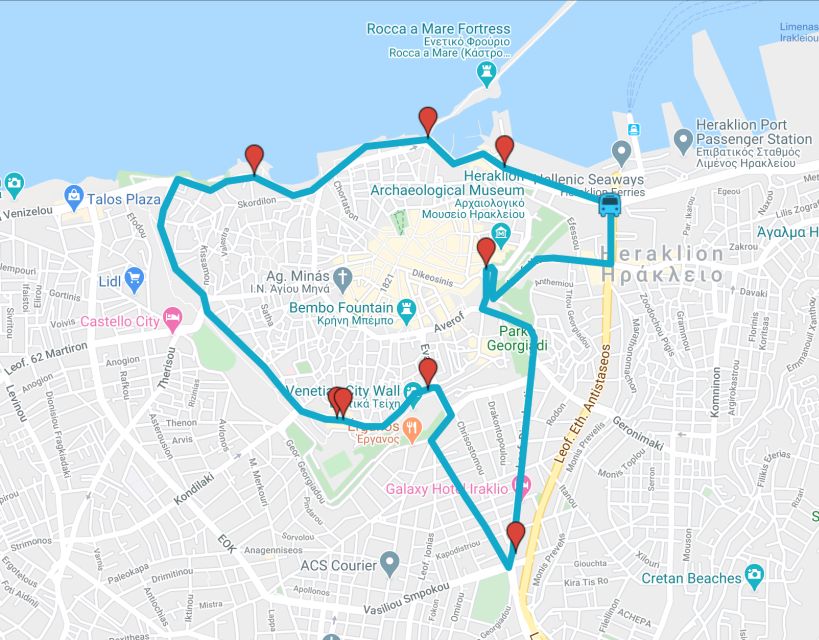Heraklion: Hop-on Hop-off Open Top Bus Sightseeing Tour - Key Highlights You’ll Feel Immediately