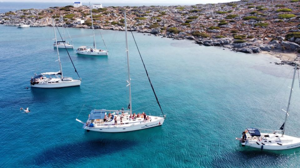Heraklion: Sailboat Cruise to Dia Island with Drinks & Lunch - The sail out to Dia: what your first hour is really for