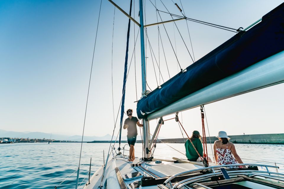 Heraklion: Sailboat Cruise to Dia Island with Drinks & Lunch - The water gear and fishing option: what you should expect