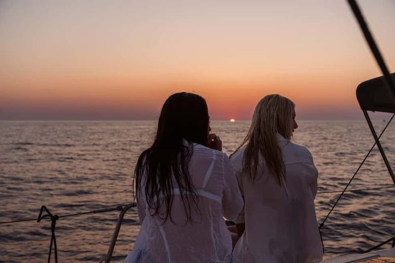 Heraklion: Sunset Sailing Cruise Dia Island with Snorkeling - After dinner: second bay time, fruits, and raki (full-day option)