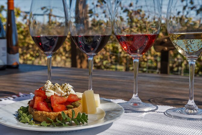 Heraklion SUV Private Guided Wine Tour with Lunch - Lyrarakis Winery: Six Wines, Three Courses, and Lunch with Pairings Done Right