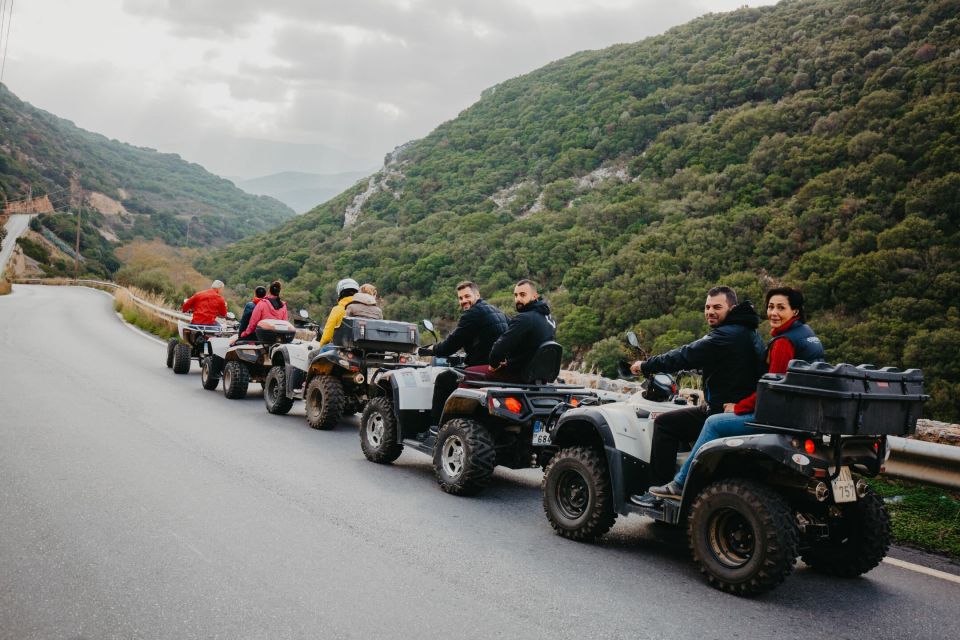 Hersonissos: ATV Quad Bike Safari in the Mountains of Crete - Down to the Aposelemis dam and the underwater village of Sfentili