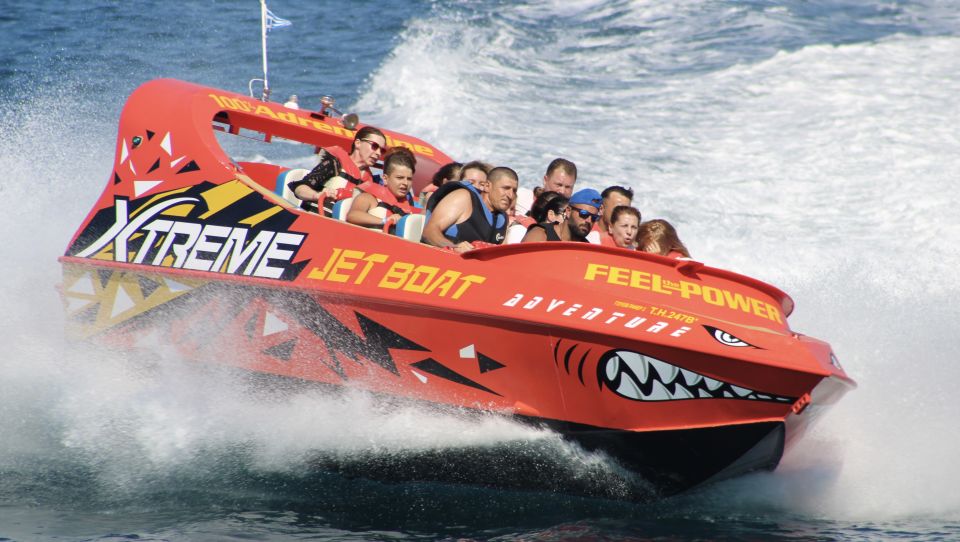 Hersonissos: Jet Boat Tour with Snorkeling - The 30-minute speed and coast-view stretch