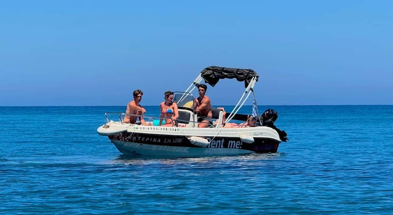 Hersonissos: Rent a Boat - No License Needed - No License Needed: How the Briefing Protects Your Day