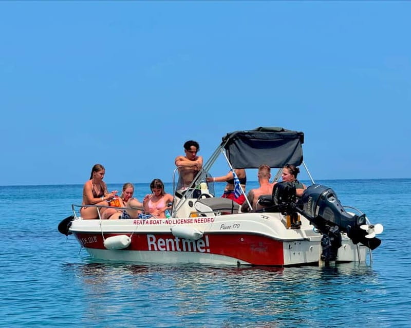 Hersonissos: Rent a Boat - No License Needed - Transfers and Timing: How to Avoid the Pickup Headache