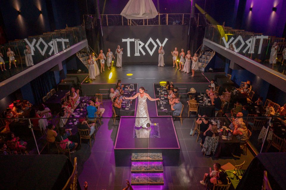 Hersonissos: Troy Dinner-Show Theatre Experience Tickets - Your 2.5 to 3.5 Hours: What the Evening Rhythm Feels Like