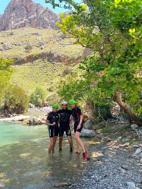 Kourtaliotiko Gorge: Guided River Adventure Trek with Lunch - Banana Garden meeting point and how the day is timed