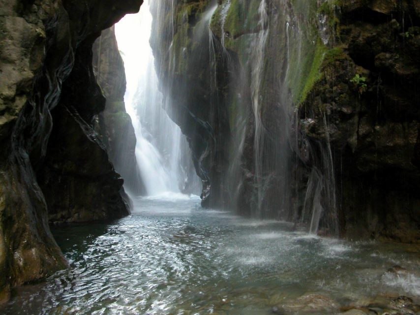 Kourtaliotiko Gorge River Trek with Lunch! Pick-up Avaliable - Entering the Gorge: Waterfall Swim, Cave Area, and the Best Photo Moments