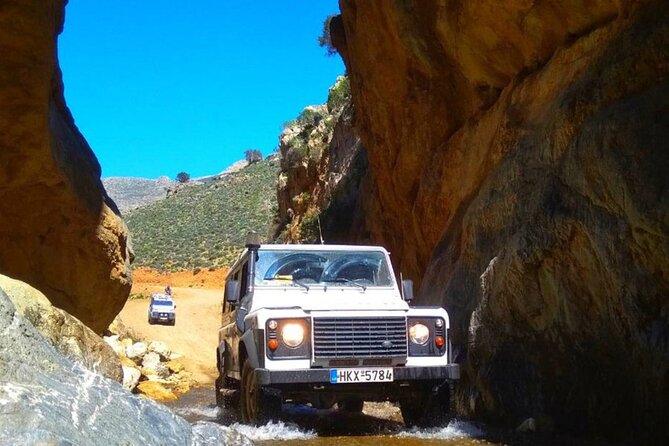 Land Rover Safari: Tripitis Gorge and Beach, South Crete - Pickup, Timing, and Group Size: What Your Morning Will Feel Like