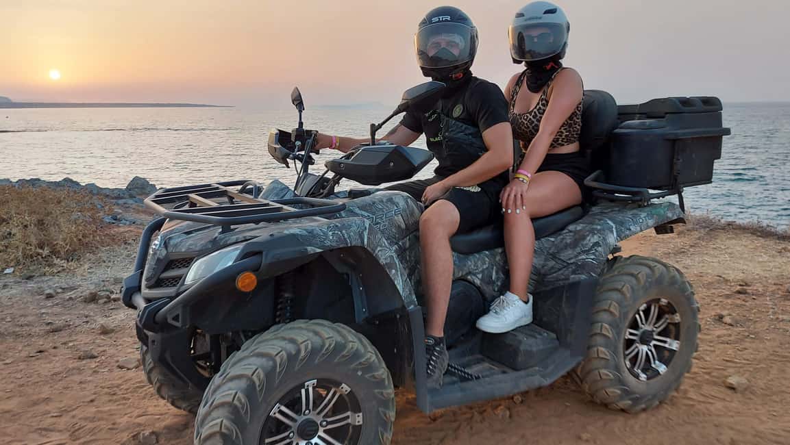 Malia: Off-Road Quad Safari Evening Tour with Dinner - Dinner in Malia: Included Food After a Dusty Day