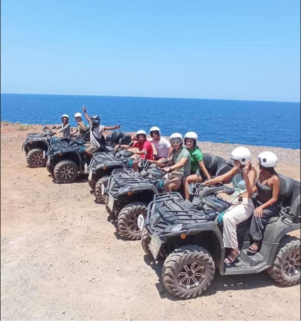 Malia: Off-Road Quad Safari Tour with Lunch and Transfers - Lunch at a traditional tavern: the slow-down after the ride