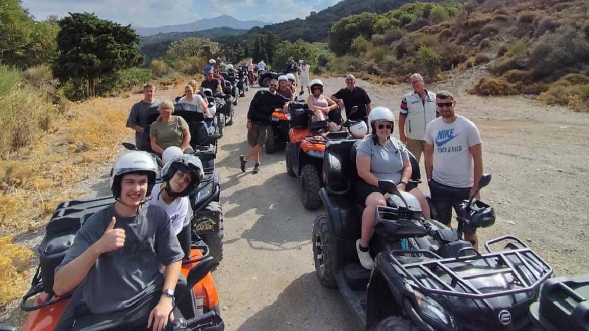 Malia: Off-Road Quad Safari Tour with Lunch and Transfers - The off-road climb through olive groves and vineyard roads