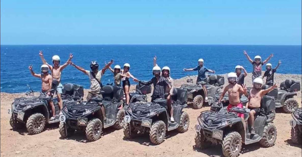 Malia: Off-Road Quad Safari Tour with Lunch and Transfers - Sisi beach: brunch/BBQ, guided time, then crystal-clear water