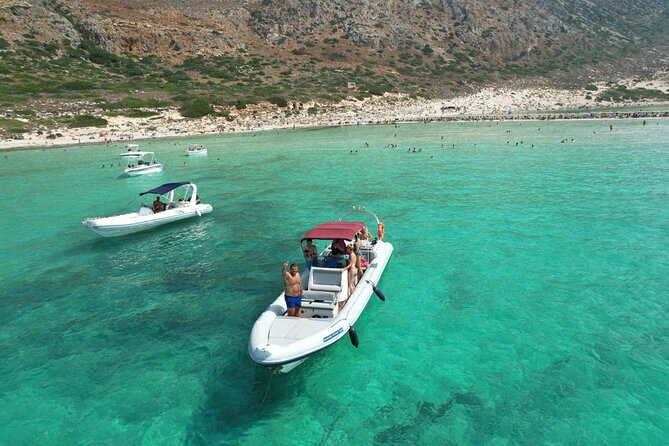 Private Boat Trip Kissamos Balos (price per group - up to 10 people) - Comfort on the water: drinks, food, and a cooler that actually helps