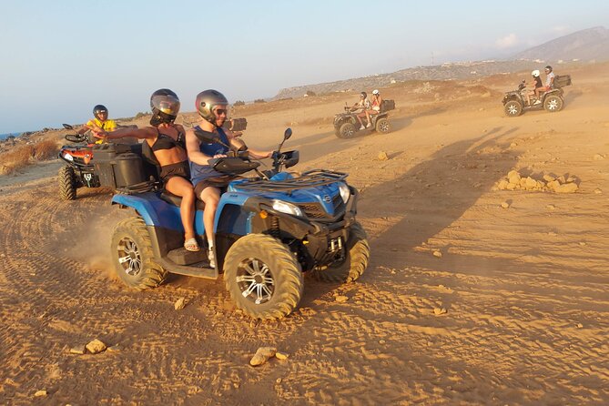 Quad Safari Off-Road Tour - Malia warm-up and the ride uphill toward Prophet Elias